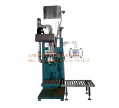 Packing scale specialized for low material-outlet(scale specialized for mixing dyes)